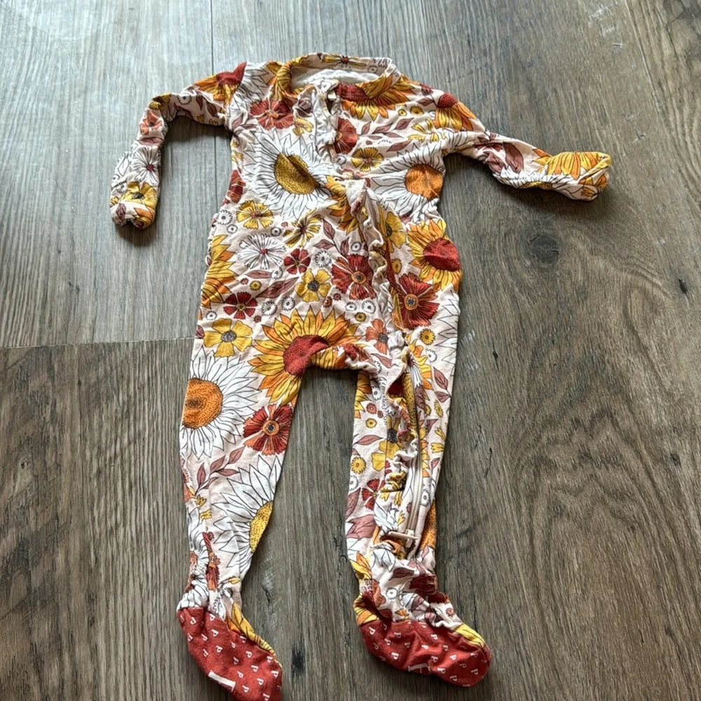 Goldie Ruffled Footie One Piece